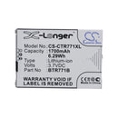 Cameron Sino Cs Ctr771Xl 1700Mah Battery For Casio Mobile