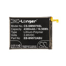 Cameron Sino Cs Smn976Sl 4300Mah Battery For Samsung Mobile