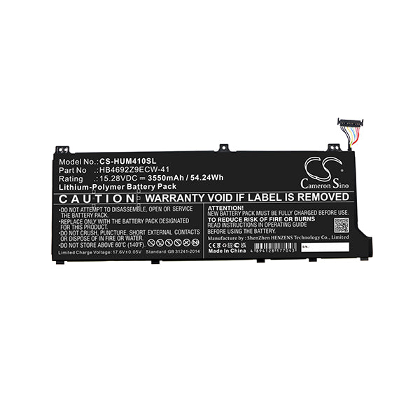 Cameron Sino Cs Hum410Sl 3550Mah Battery For Huawei Laptop