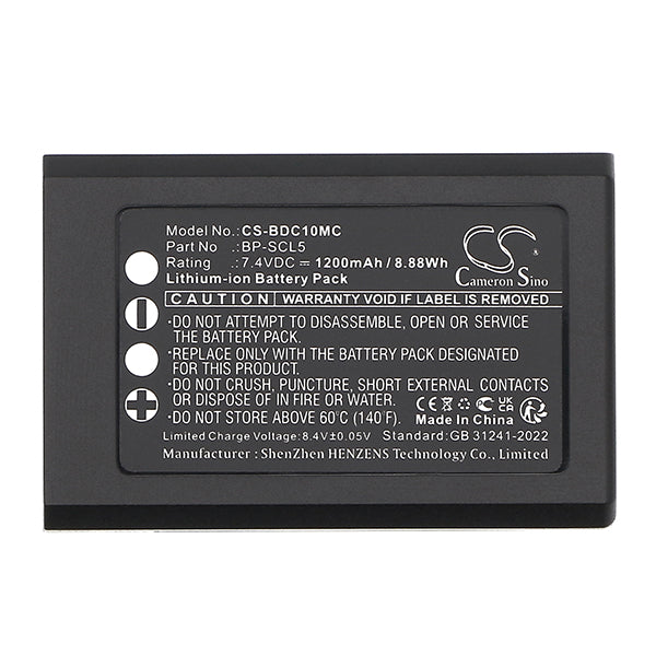 Cameron Sino Cs Bdc10Mc 1200Ma Battery For Leica Camera