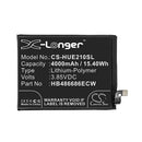 Cameron Sino Cs Hue210Sl 4000Mah Battery For Huawei Mobile