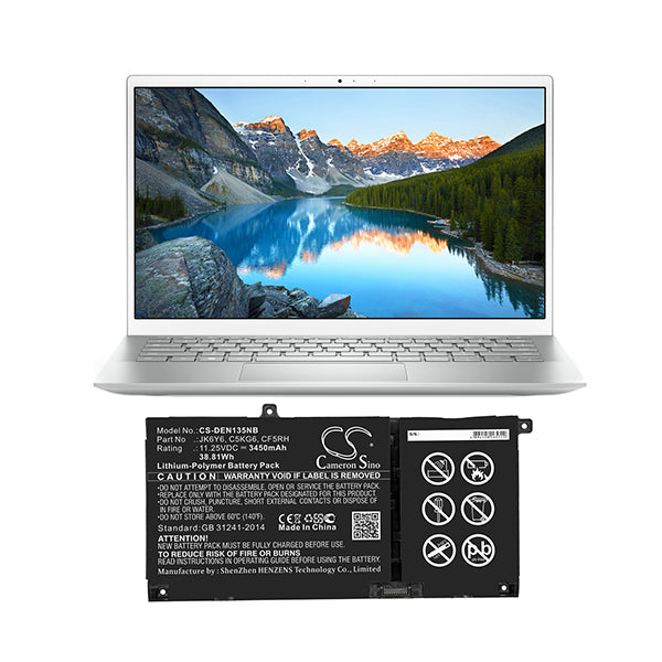 Cameron Sino Cs Den135Nb 3450Mah Battery For Dell Laptop