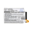 Cameron Sino Cs Mxt157Sl 2800Mah Battery For Motorola Mobile
