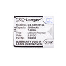 Cameron Sino Cs Kmt251Sl 2000Mah Battery For Kazam Mobile