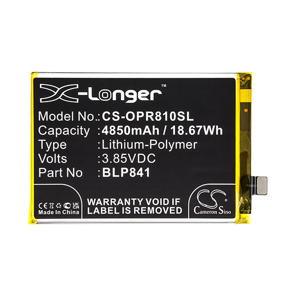 Cameron Sino Cs Opr810Sl 4850Mah Battery For Oppo Mobile