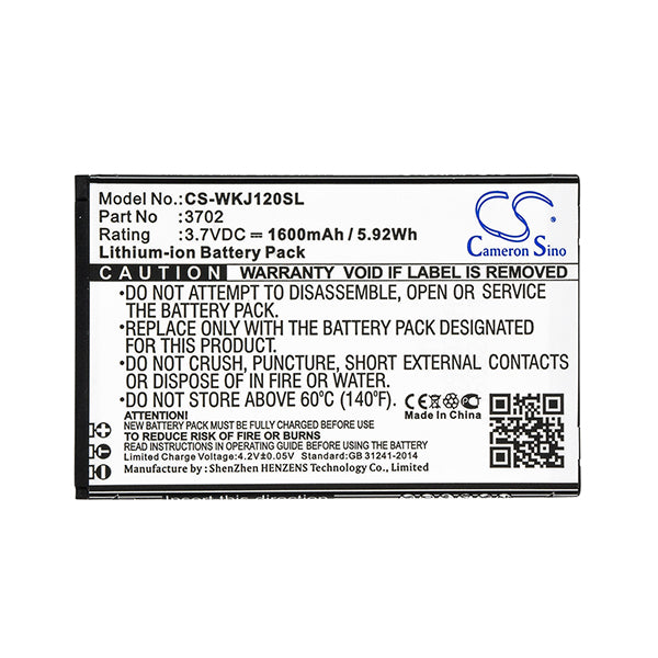 Cameron Sino Cs Wkj120Sl 1600Mah Battery For Wiko Mobile