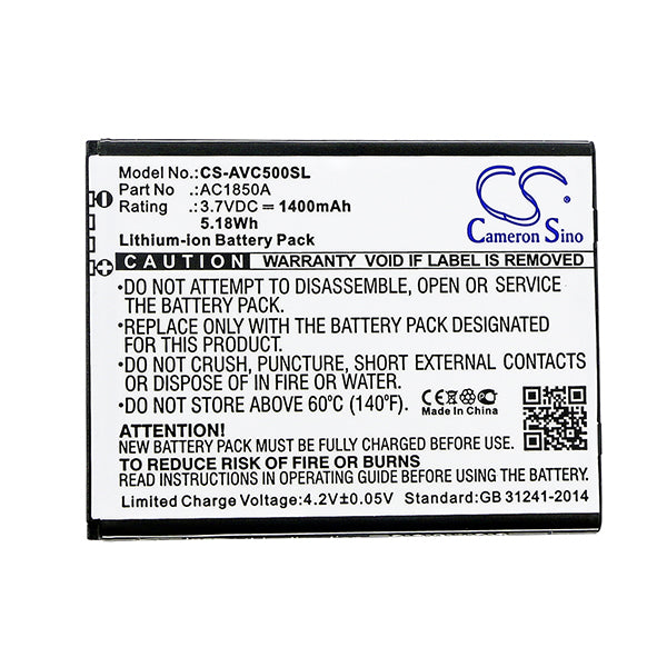 Cameron Sino Cs Avc500Sl 1400Mah Battery For Archos Mobile