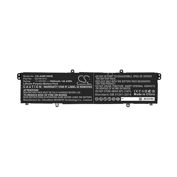 Cameron Sino Cs Aub150Nb 3500Mah Battery For Asus Laptop