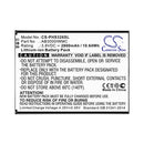 Cameron Sino Cs Phs326Sl 2800Mah Battery For Philips Mobile