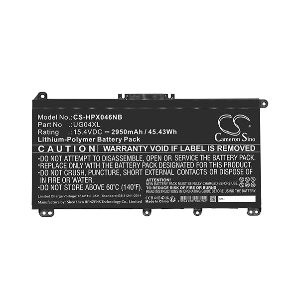 Cameron Sino Cs Hpx046Nb 2950Mah Battery For HP Laptop