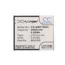 Cameron Sino Cs Smp709Xl 2600Mah Battery For Samsung Mobile