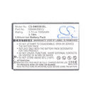 Cameron Sino Cs Sms583Sl 1000Mah Battery For Samsung Mobile