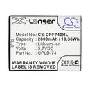 Cameron Sino Cs Cpf740Hl 2800Mah Battery For Coolpad Mobile