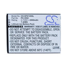Cameron Sino Cs Spx120Sl 2000Mah Battery For Simvalley Mobile