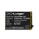 Cameron Sino Cs Opr811Sl 4750Mah Battery For Oppo Mobile