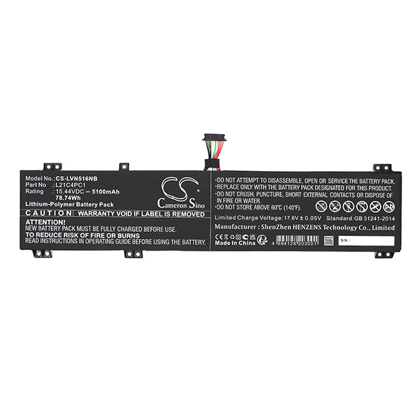 Cameron Sino Cs Lvn516Nb 5100Mah Battery For Lenovo Laptop