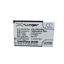 Cameron Sino Cs Lva518Sl 1000Mah Replacement Battery For Lenovo Mobile