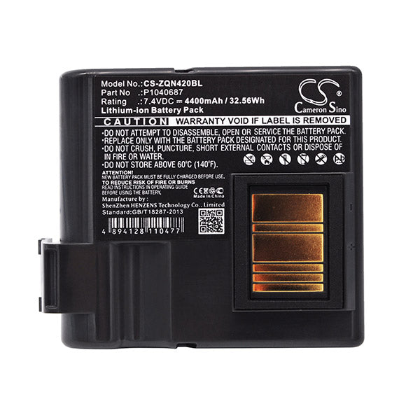 Cameron Sino Battery Replacement For Zebra Qln420 Zq630