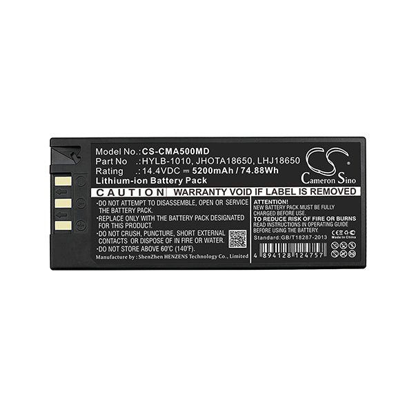Cameron Sino Cs Cma500Md 5200Mah Replacement Battery For Comen Medical