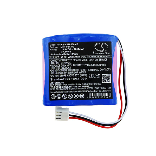 Cameron Sino Cs Cma600Md 2600Mah Replacement Battery For Comen Medical