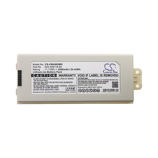 Cameron Sino Cs Cma800Md 2200Mah Replacement Battery For Comen Medical