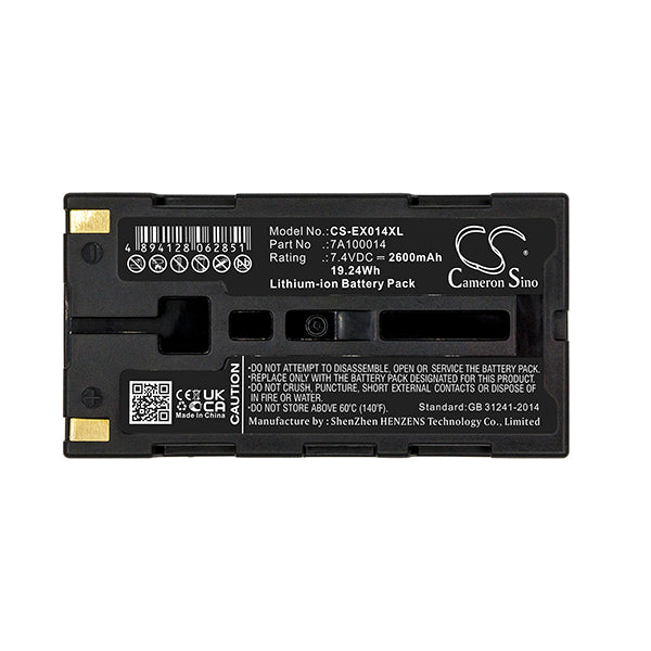 Cameron Sino Cs Ex014Xl 2600Mah Battery For Extech Portable Printer