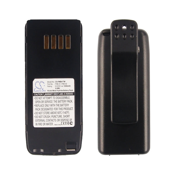 Cameron Sino Cs Fnb41Tw 1000Mah Battery For Vertex Two Way Radio