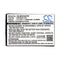 Cameron Sino Cs Mrp446Tw 1800Mah Battery For Motorola Two-way Radio