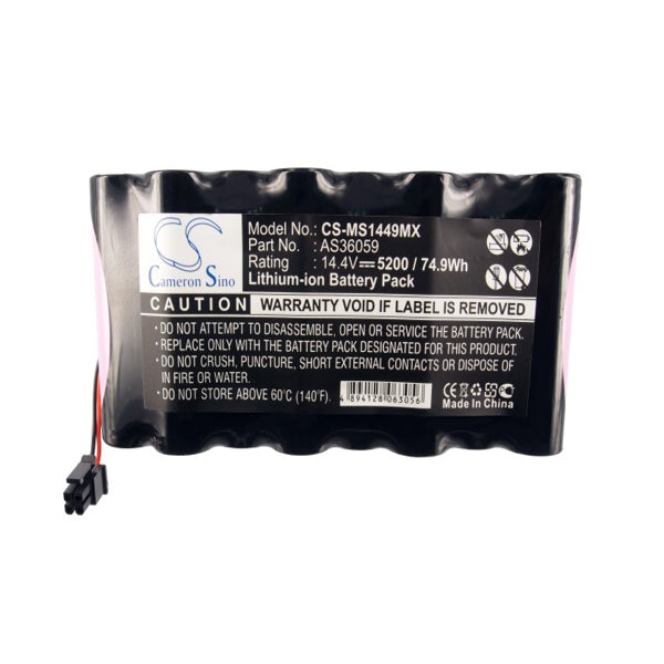 Cameron Sino Cs Ms1449Mx Replacement Battery For Drager Medical