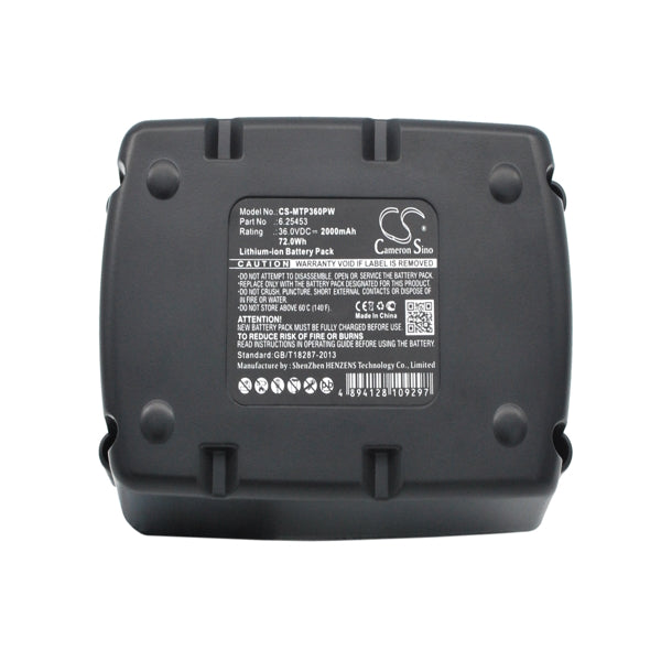 Cameron Sino Cs Mtp360Pw Replacement Battery For Metabo Power Tools