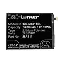 Cameron Sino Cs Mx811Sl 3200Mah Replacement Battery For Mobile