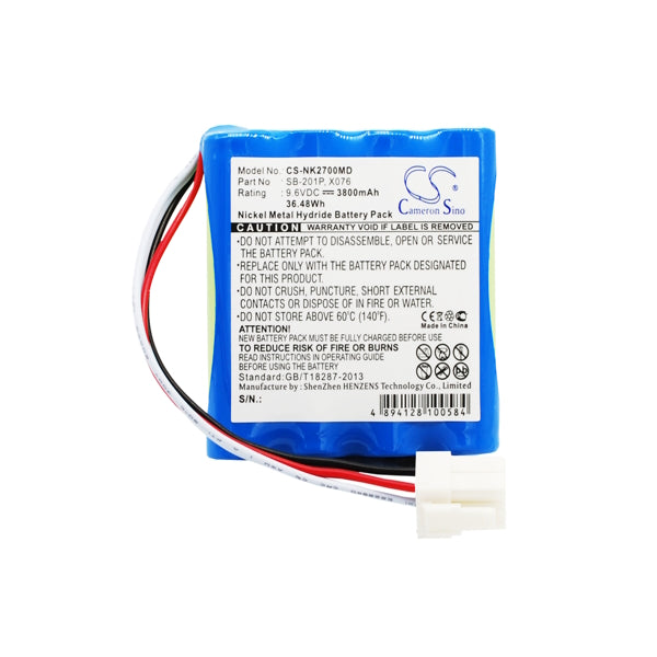 Cameron Sino Cs Nk2700Md Replacement Battery For Nihon Kohden Medical