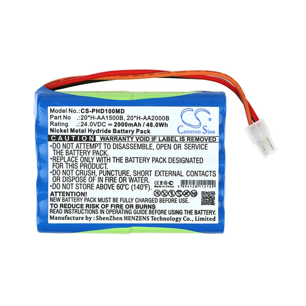 Cameron Sino Cs Phd100Md Replacement Battery For Philips Medical