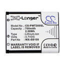 Cameron Sino Cs Pwt300Sl Battery For Panasonic Wireless Headset