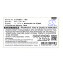 Cameron Sino Cs Rms417Md 4150Mah Replacement Battery For Medical