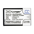 Cameron Sino Cs Rtb240Rc Replacement Battery For Rti Remote Control