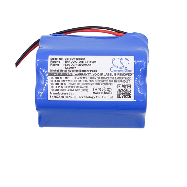Cameron Sino Cs Sdf137Md Replacement Battery For Sanyo Medical
