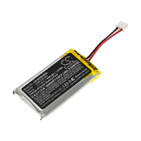 Cameron Sino Cs Sdw300Sl Battery For Sennheiser Wireless Headset