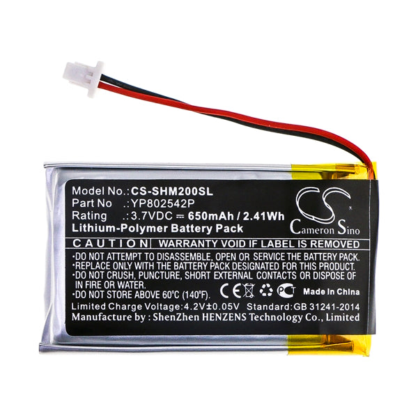 Cameron Sino Cs Shm200Sl Replacement Battery For Sena Wireless Headset