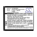 Cameron Sino Cs Smj600Sl 700Mah Replacement Battery For Mobile