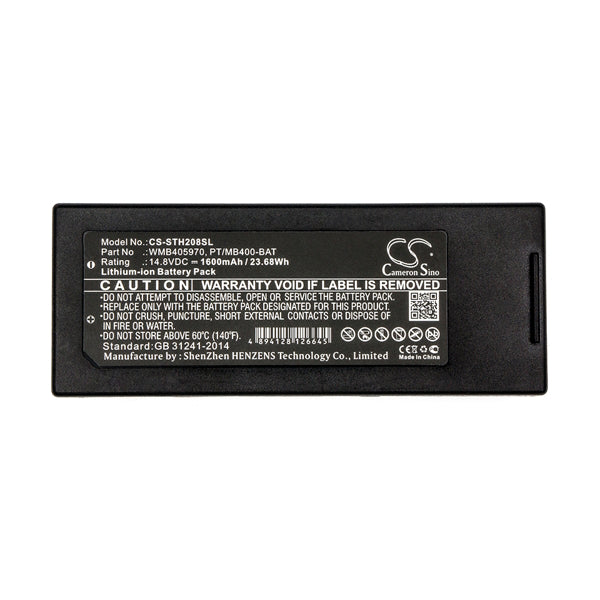 Cameron Sino Cs Sth208Sl Replacement Battery For Sato Portable Printer