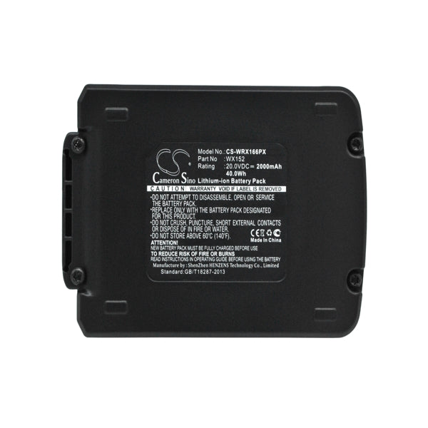 Cameron Sino Cs Wrx166Px Replacement Battery For Worx Power Tools
