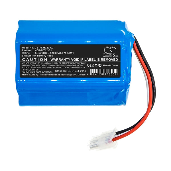 Cameron Sino Cs Ycm720Vx Replacement Battery For Iclebo Vacuum