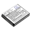 Cameron Sino Cs Ydz100Mc 1000Mah Replacement Battery For Camera