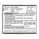 Cameron Sino Cs Ztl700Sl 2000Mah Replacement Battery For Mobile