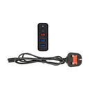 Cameron Sino 3 Usb Port Black Pd Charger