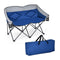 Folding Loveseat Camping Chair with 2 Mesh Storage Bags