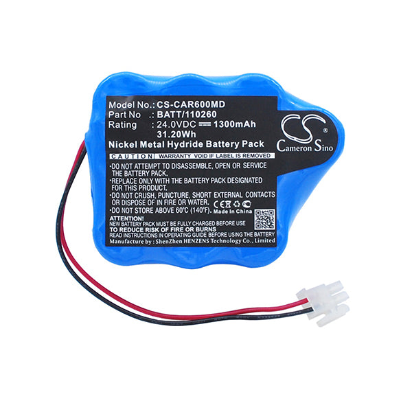 Cameron Sino Cs Car600Md 1300Mah Replacement Battery For Cardioline