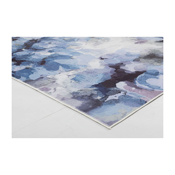 Carmella Blossom Ice Blue Polyester Pile Rug 230Cmx320Cm