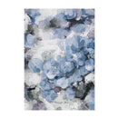 Carmella Floral Blossom Ice Blue Rug 160Cmx230Cm